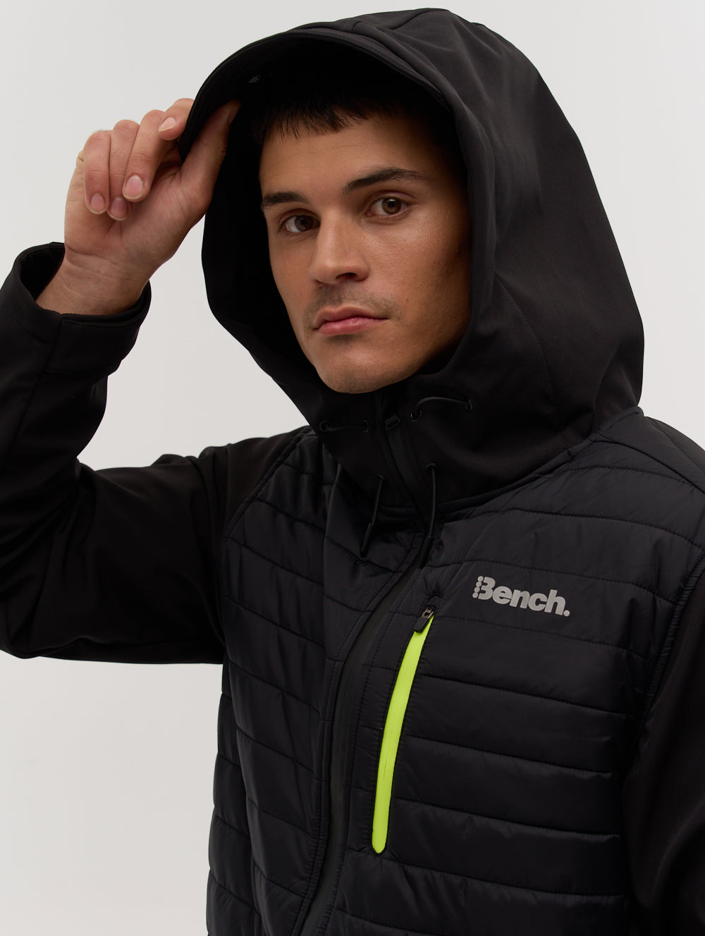 Eco-Friendly Hooded Hybrid Jacket