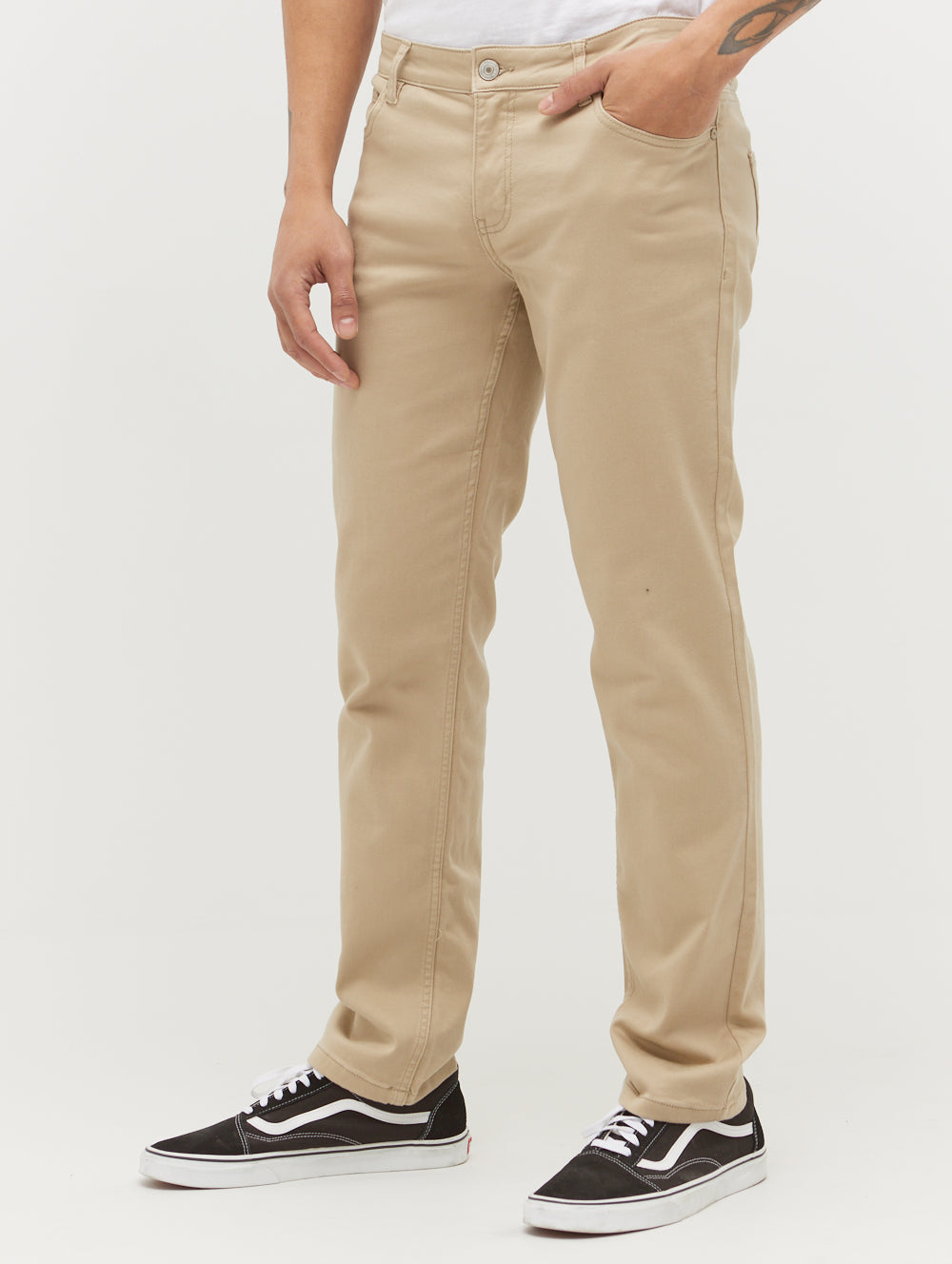 Cole Comfort Knit 5-Pocket Jeans