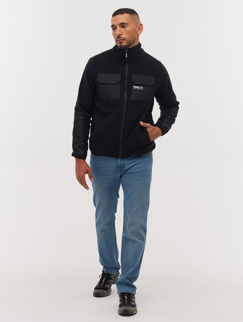 Anders Double Patch Pocket Zip-Up Sherpa