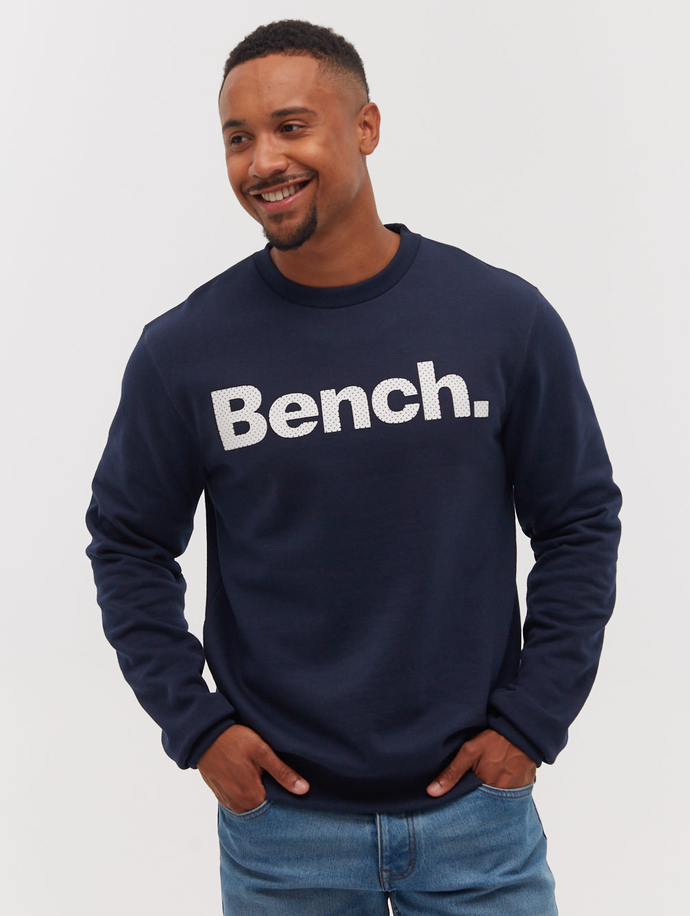 Tipster Perforated Logo Crew Neck Sweatshirt