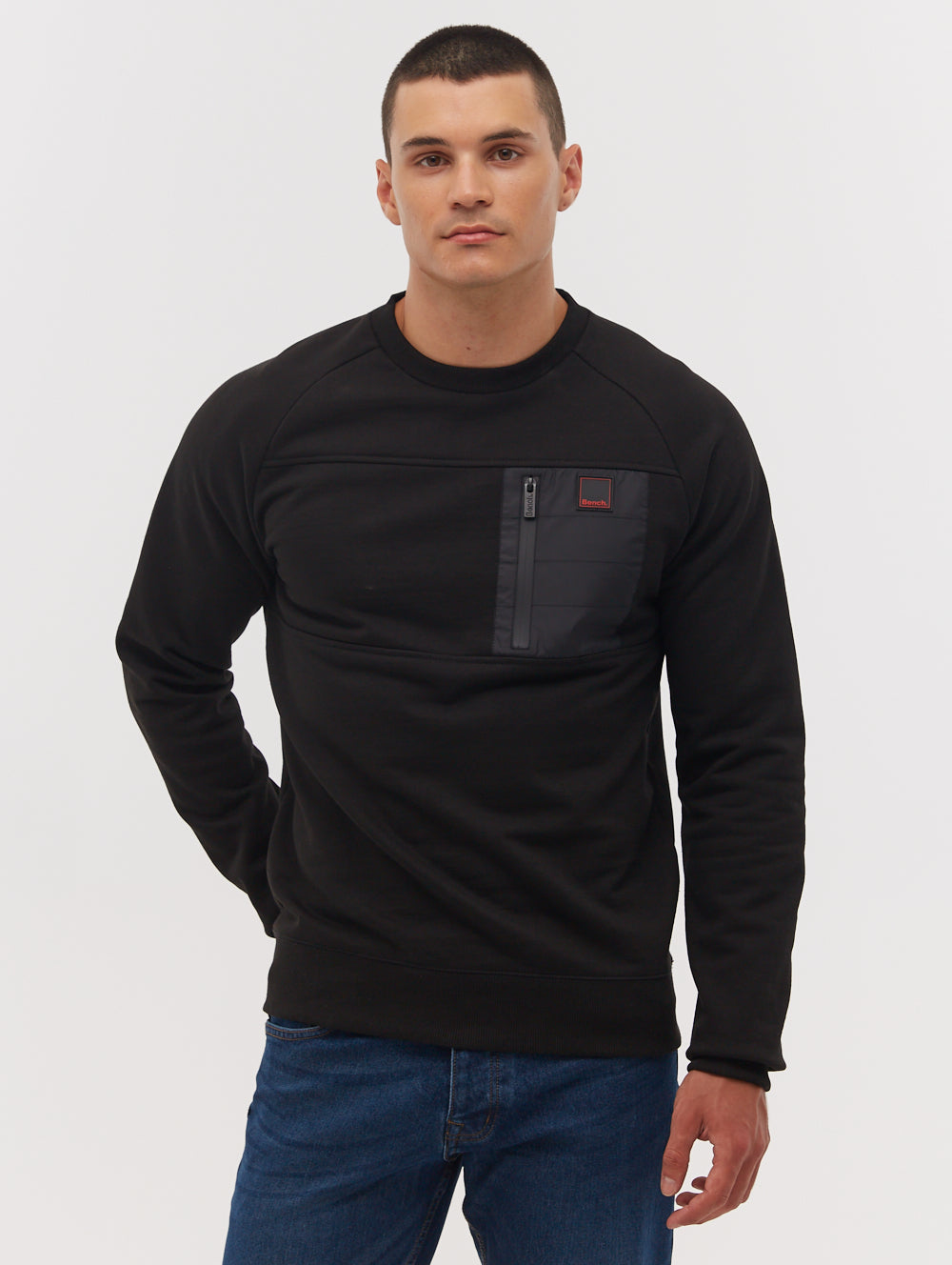 Marton Chest Pocket Crew Neck Sweatshirt