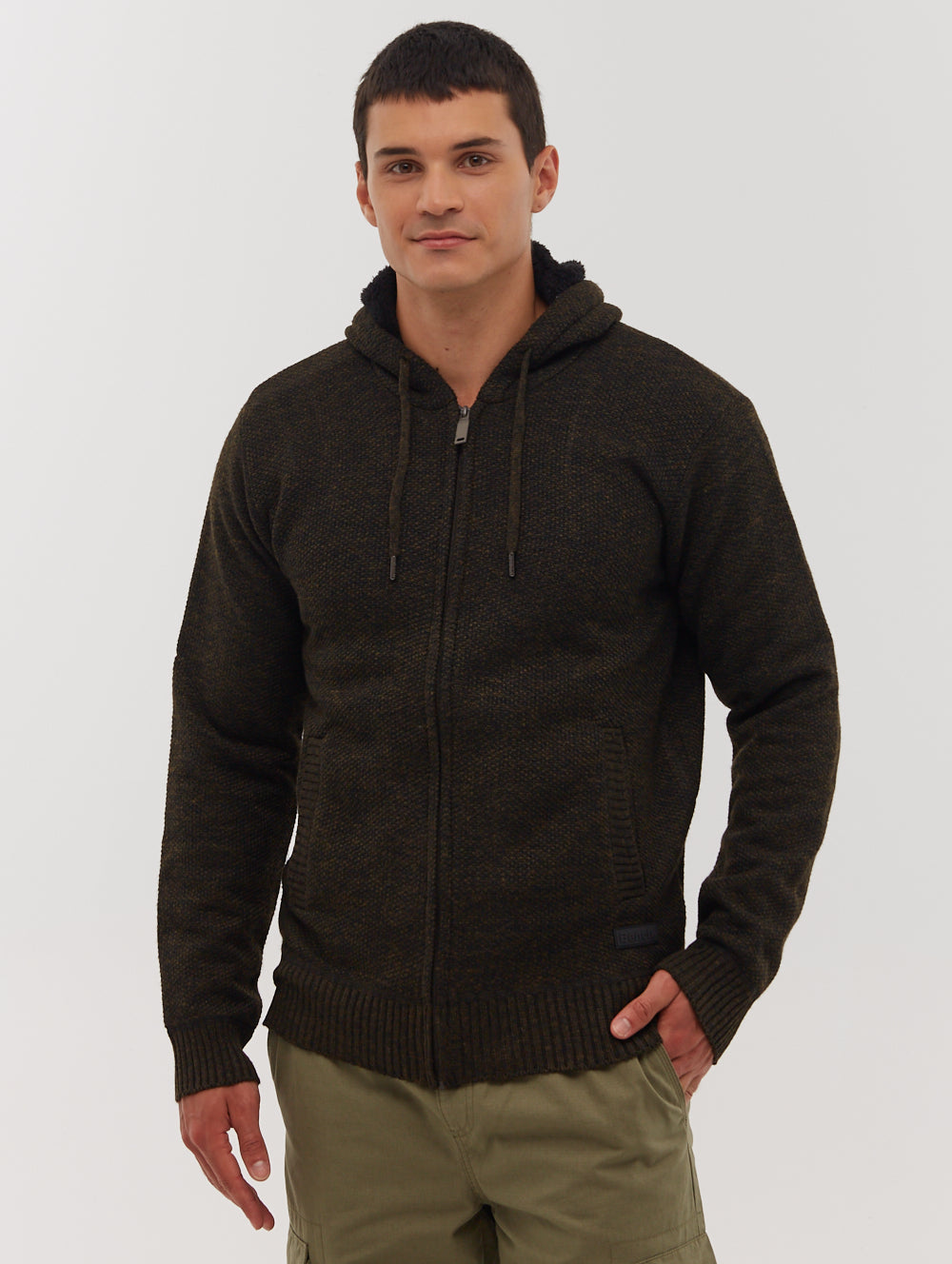 Melsa Zip-Up Hooded Sweater