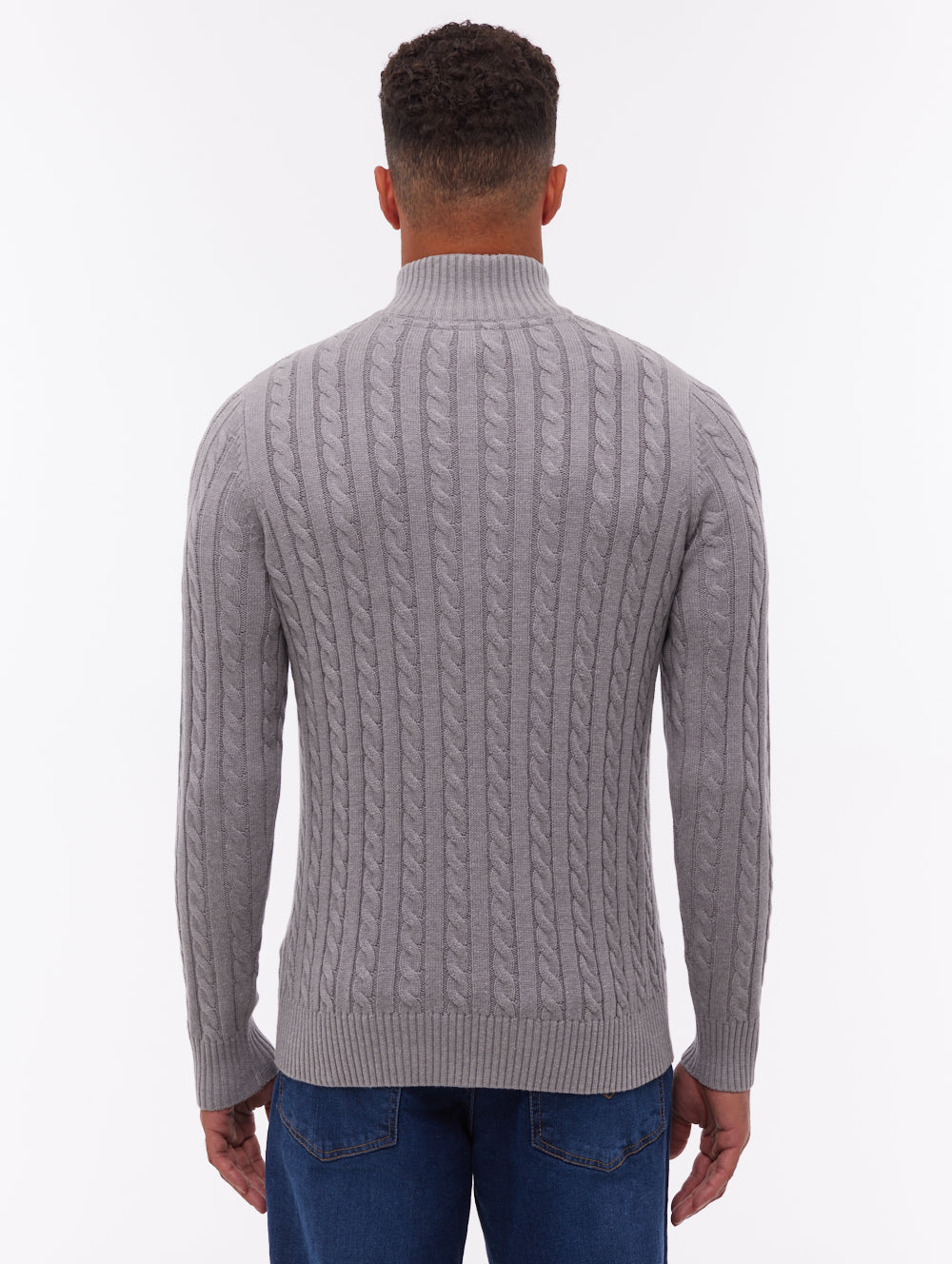 Rasola Quarter-Zip Sweater - Grey