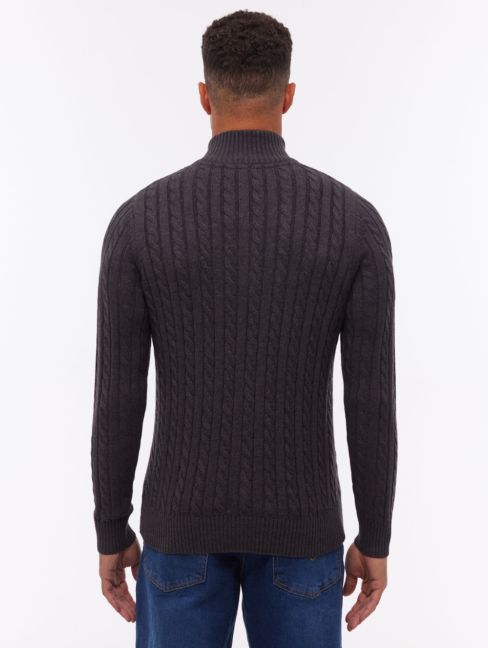 Rasola Quarter-Zip Sweater - Grey