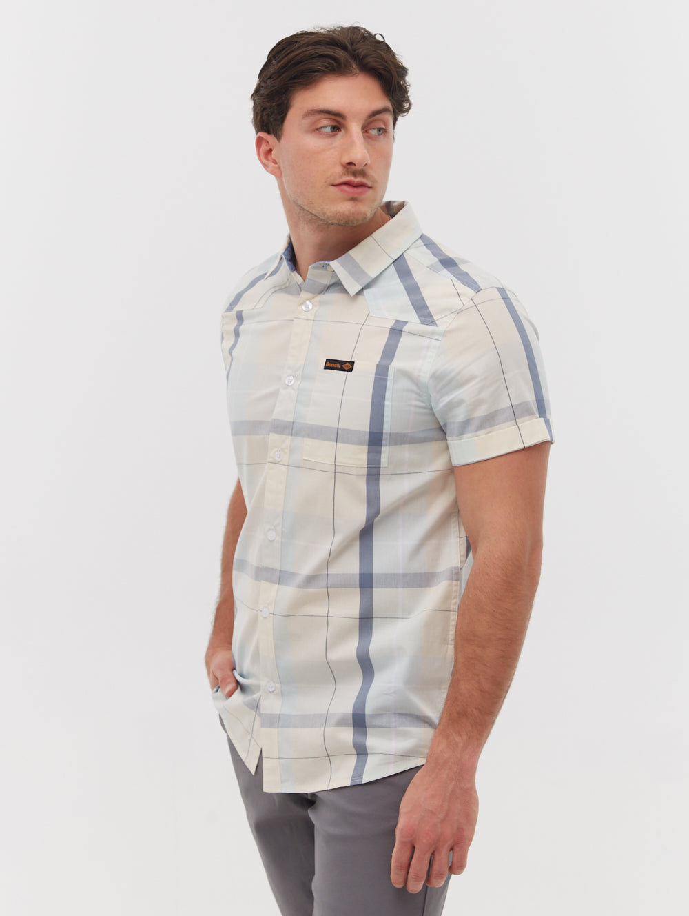 Naleb Short Sleeve Check Shirt