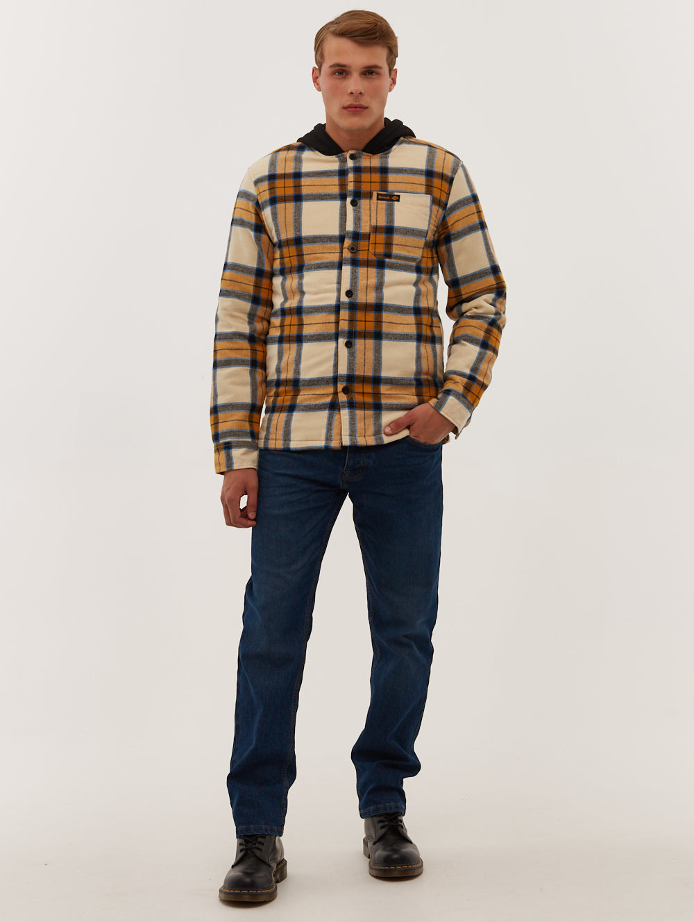 Sinatra Hooded Flannel Check Shirt