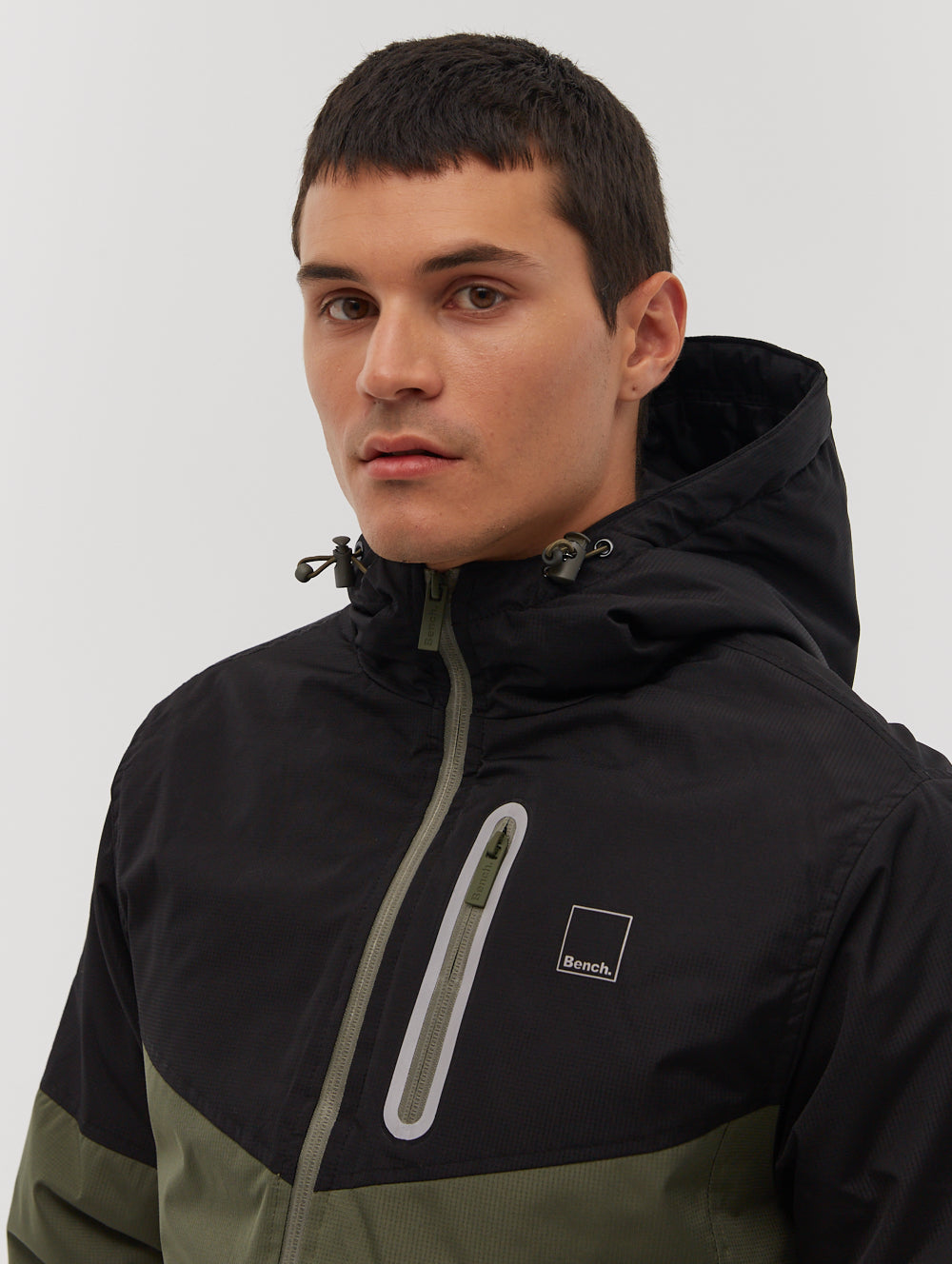 Benja Color Block Hooded Jacket