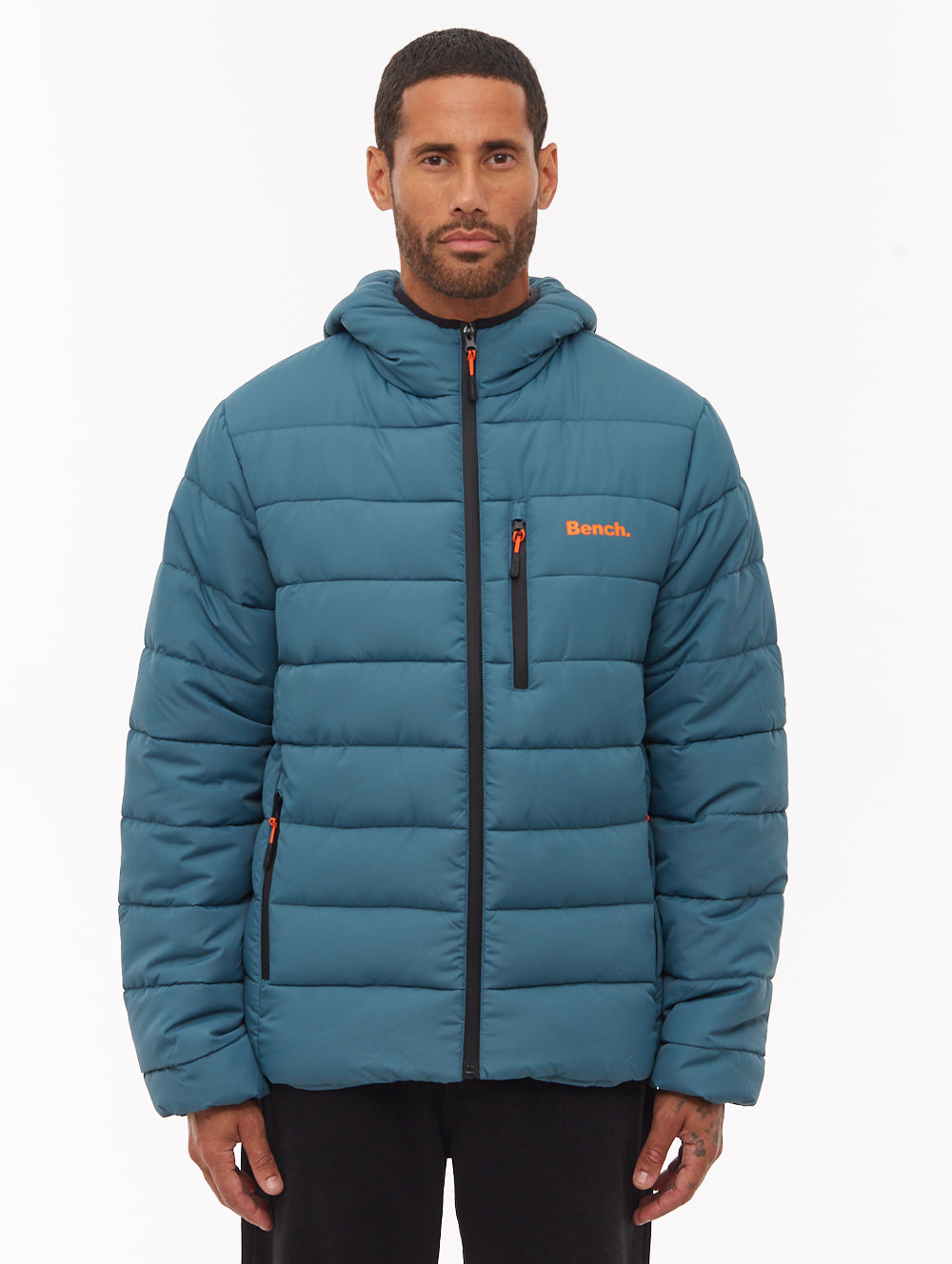 Gaudino Hooded Puffer Jacket - Aqua