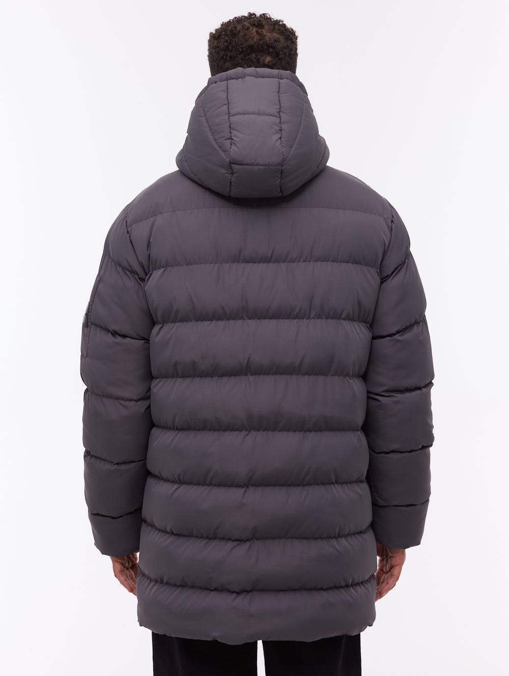 Texani Hooded Puffer Jacket - Grey