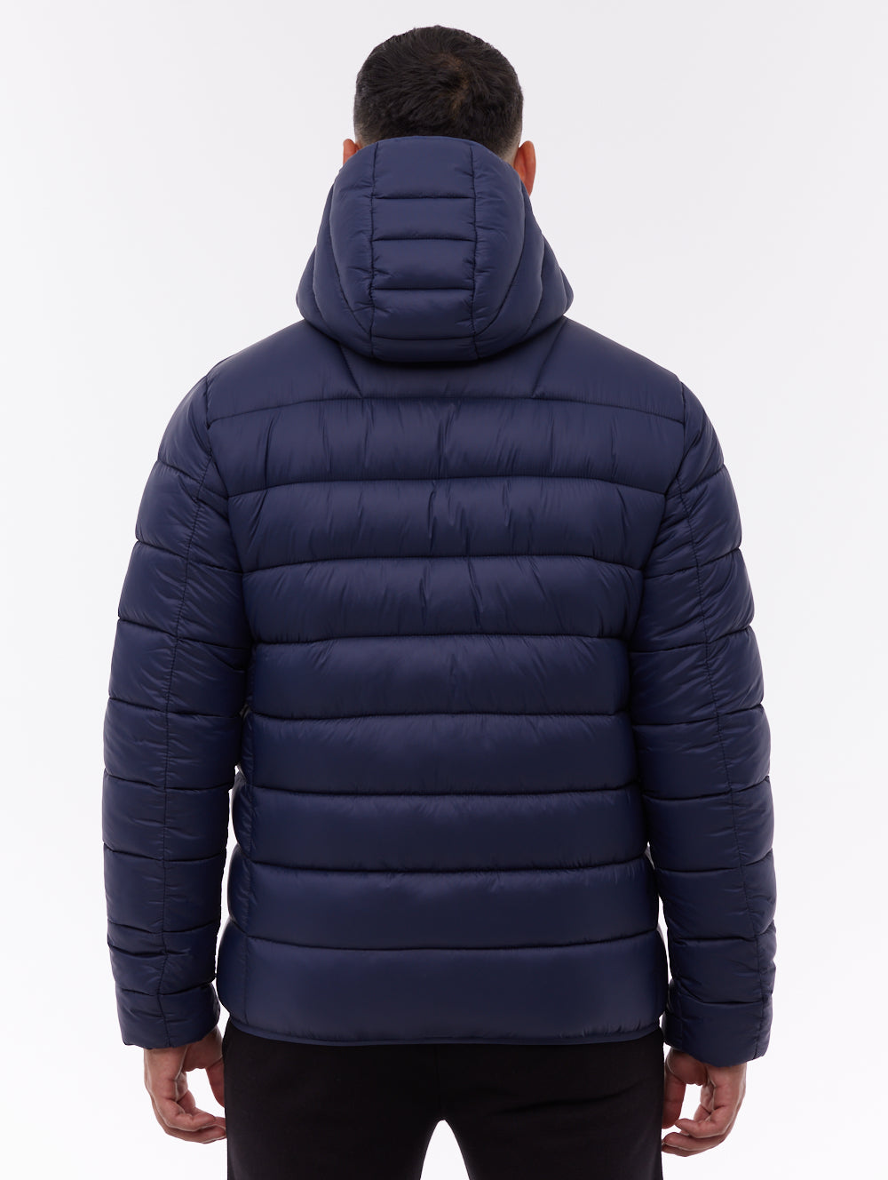 Afflor Hooded Puffer Jacket - Blue