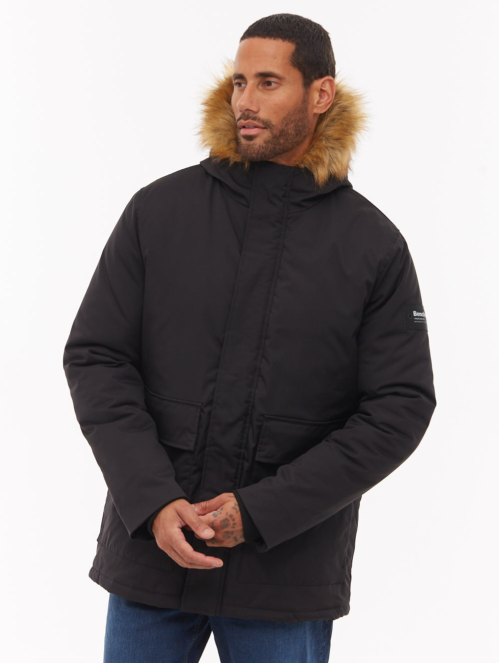 Jarryl Hooded Parka - Black