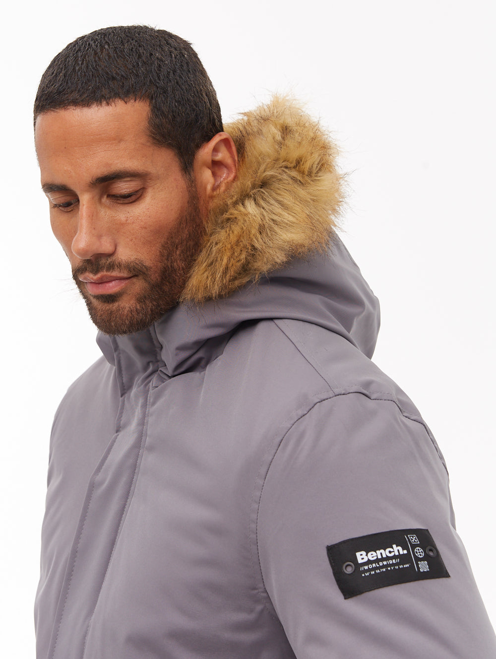 Jarryl Hooded Parka - Grey