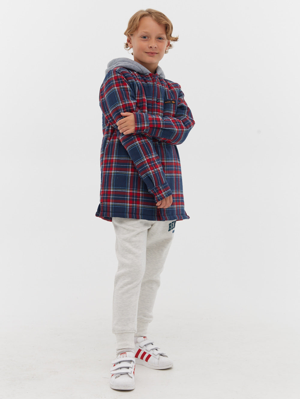 Sheppard Quilted Flannel with Hood - BN3G125033