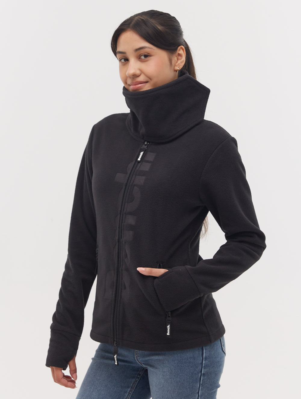 Finish Microfleece Funnel Neck Zip-Up