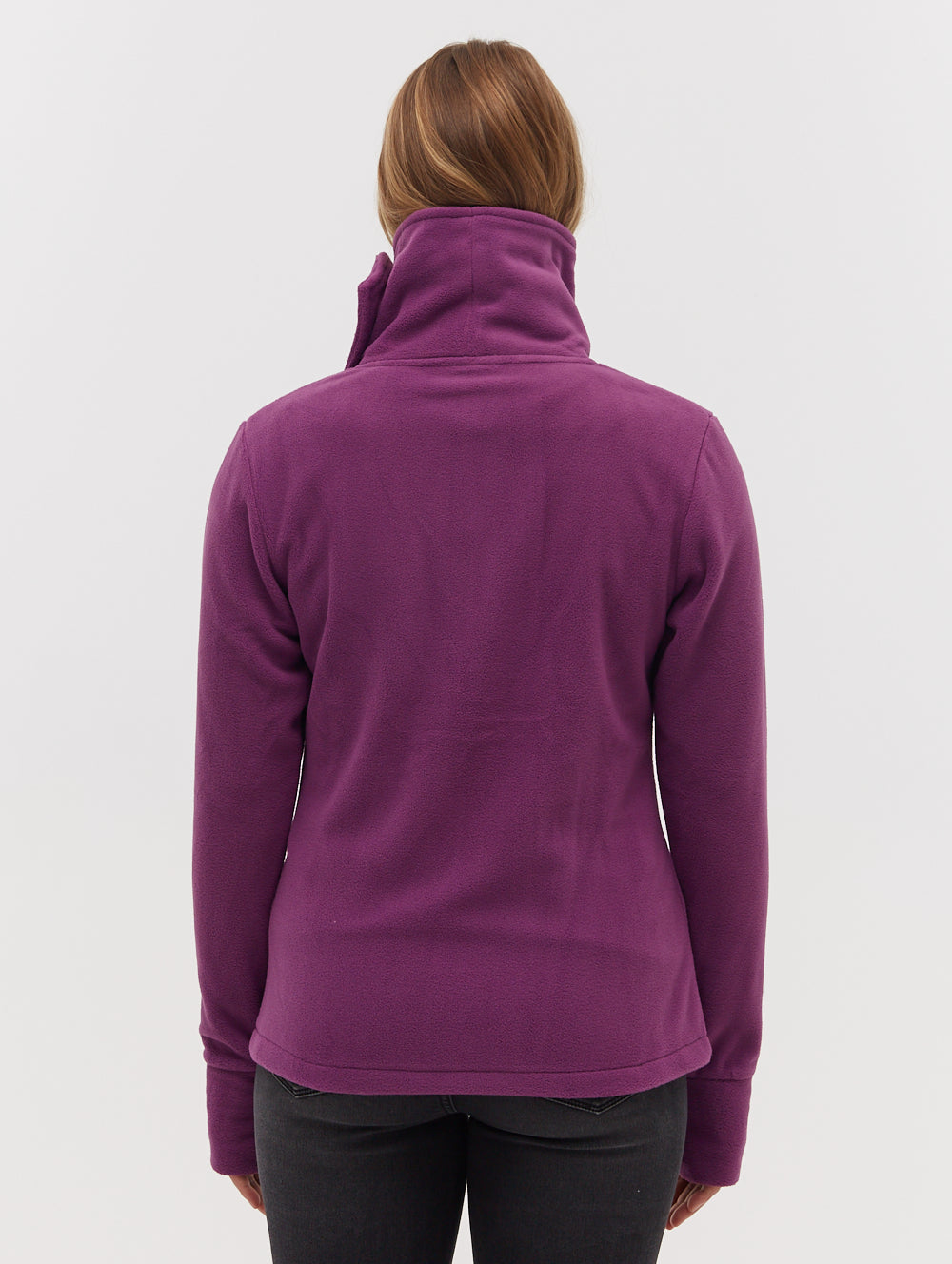 Funnel Microfleece Wrap Neck Zip-Up