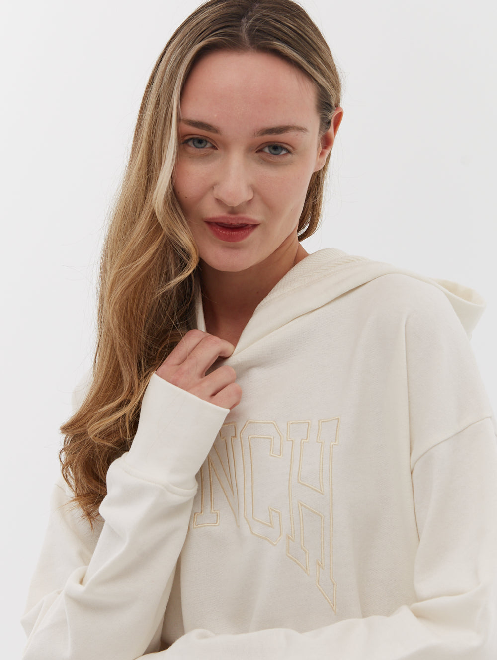 Dulcie Athletic Logo Oversize Hoodie