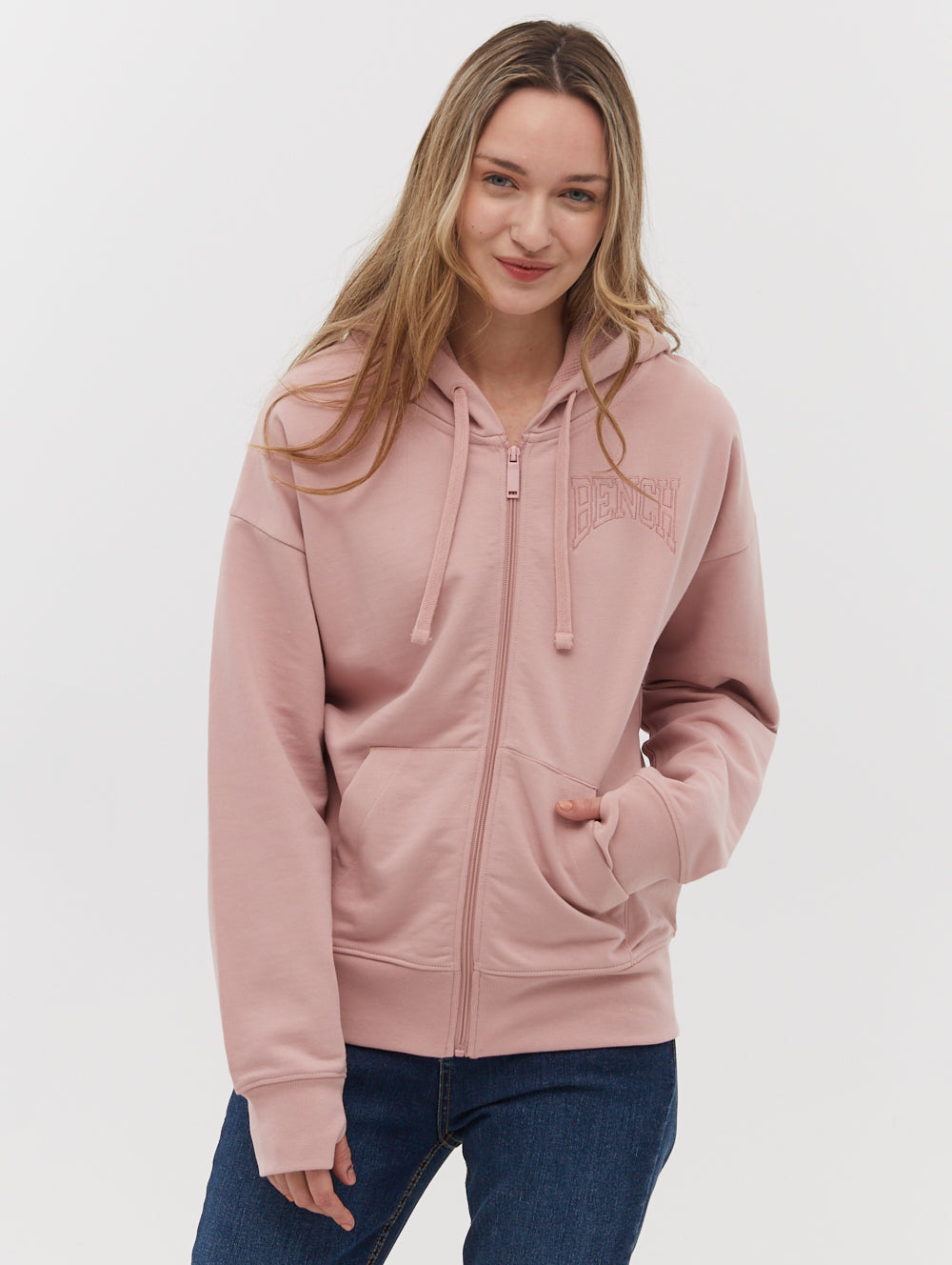 Flavia Oversize Zip-Up Hoodie - BN4E128369