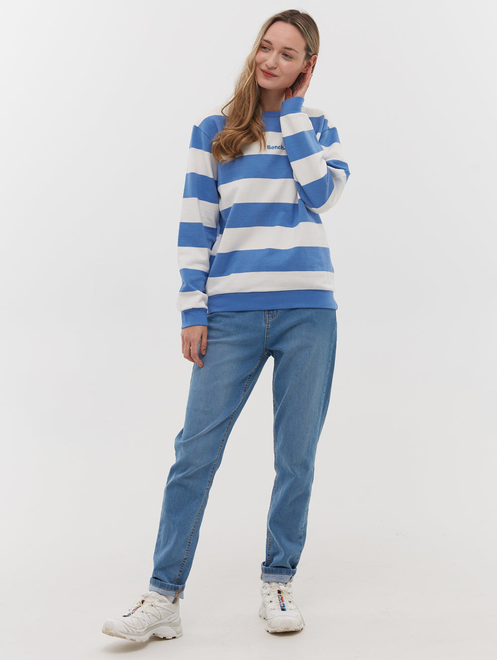 Laide Stripe Crew Neck - BN4E128372