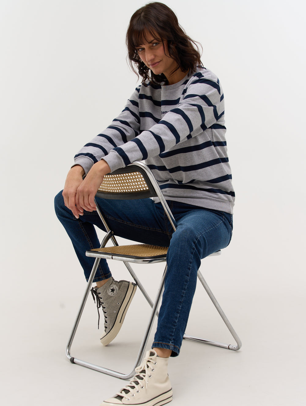 Laide Stripe Crew Neck