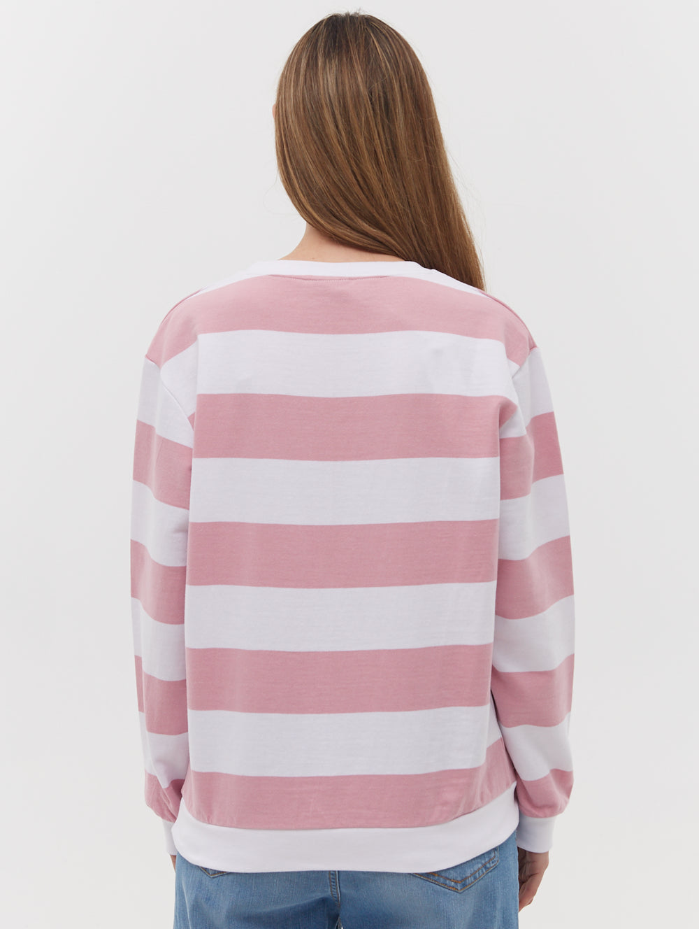 Laide Stripe Crew Neck - BN4E128372