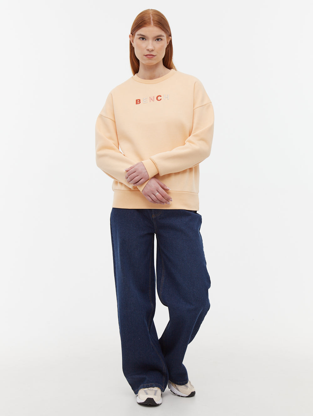 Lilem Block Letter Crew Neck Sweatshirt