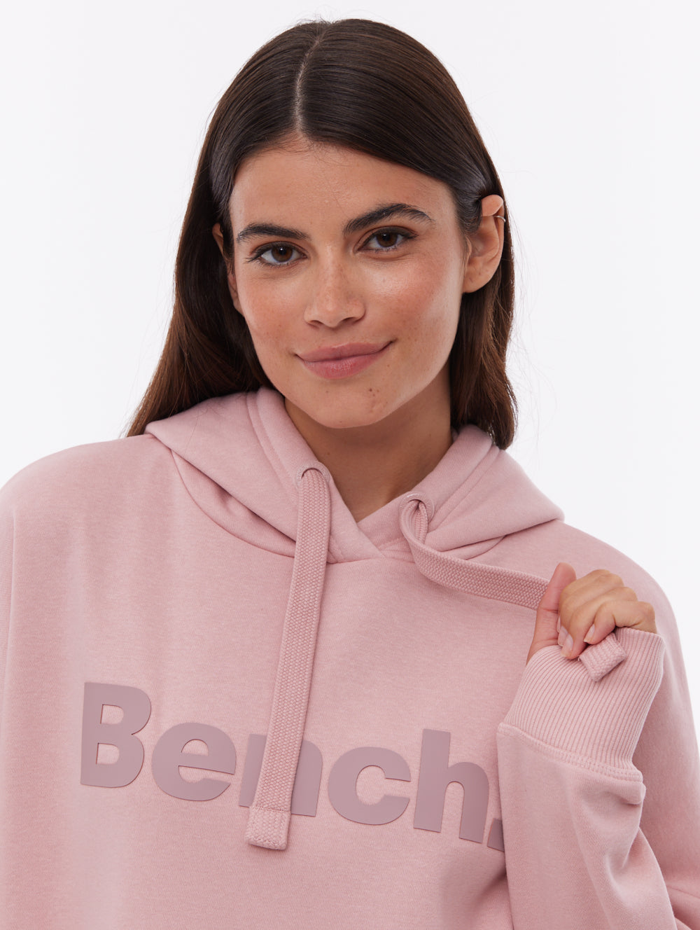 Linra Pink PK021 Hoodies Oversized Logo Shot 2