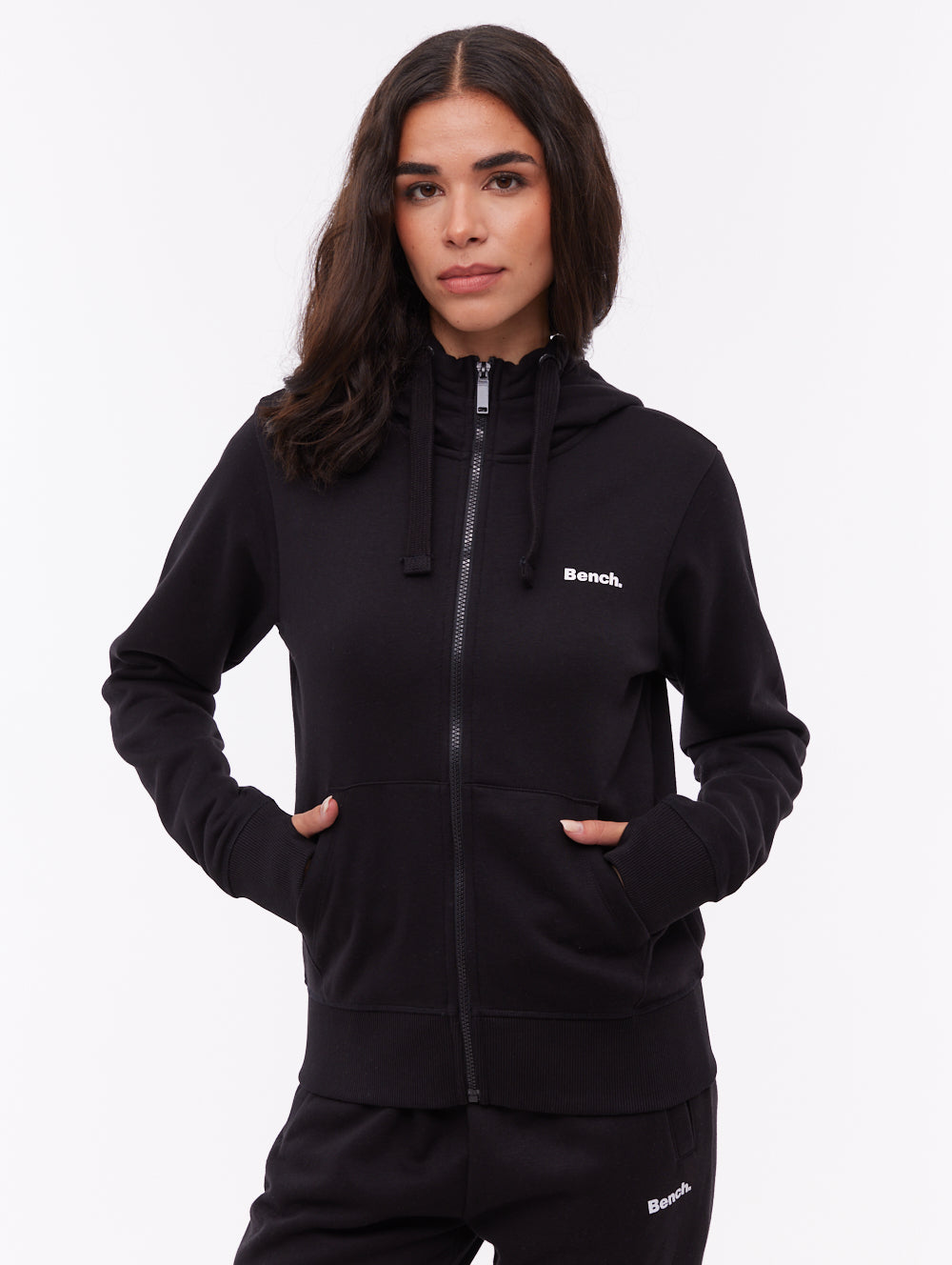 Carah Black BK001 Zips Small Logo Shot 1