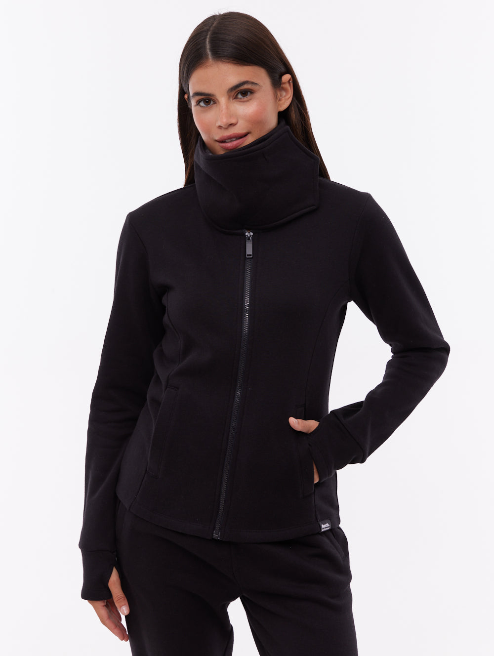 Jaya Black BK001 Funnel Zips Tab Shot 1