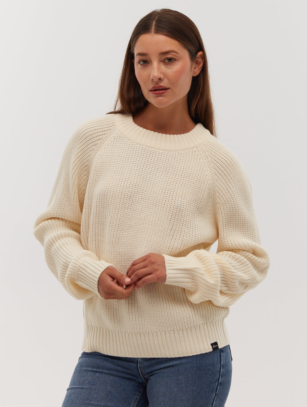 Georgiana Raglan Crew Neck Sweater