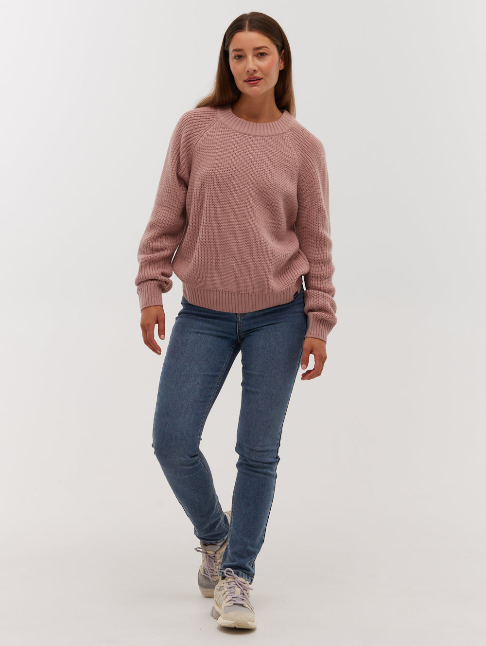 Georgiana Raglan Crew Neck Sweater