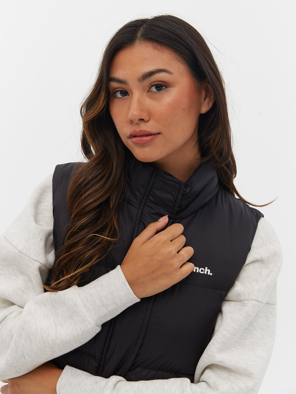 Mattea Funnel Neck Puffer Vest