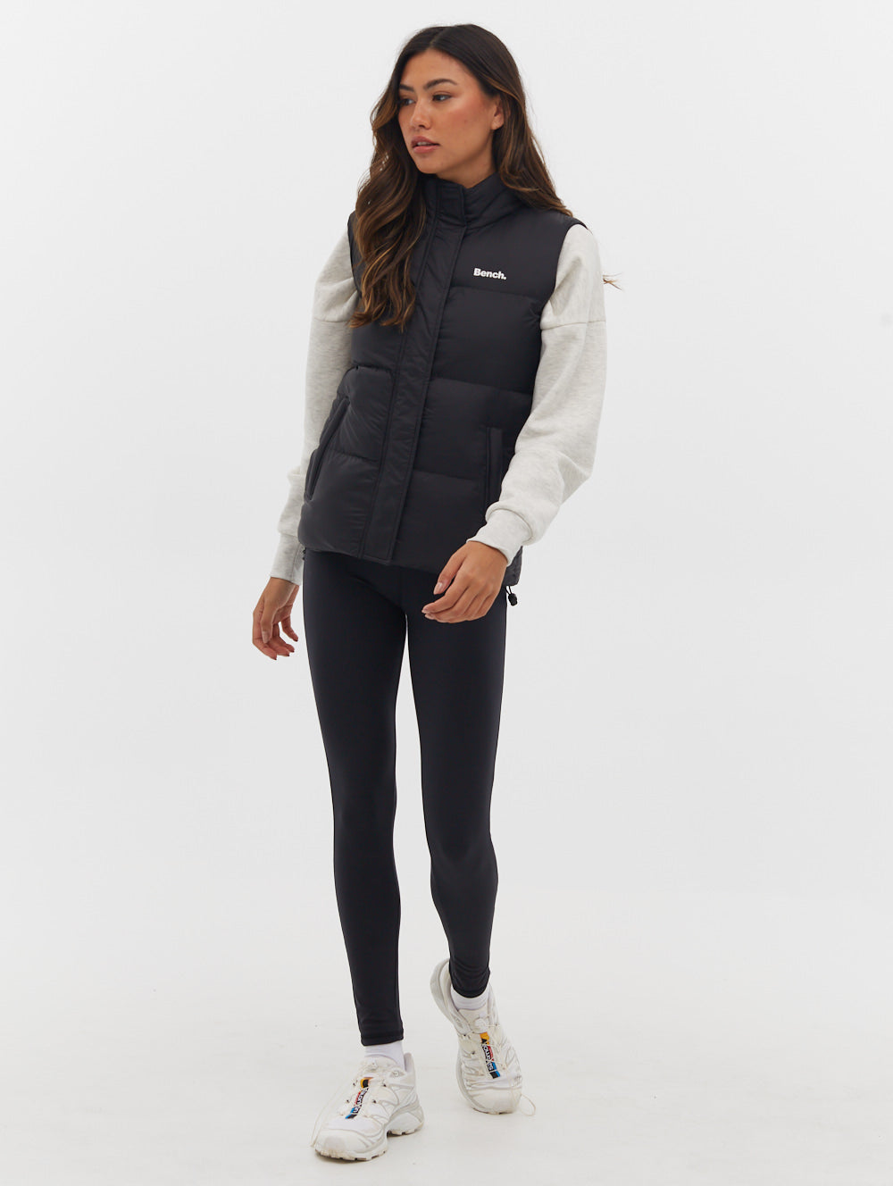 Mattea Funnel Neck Puffer Vest