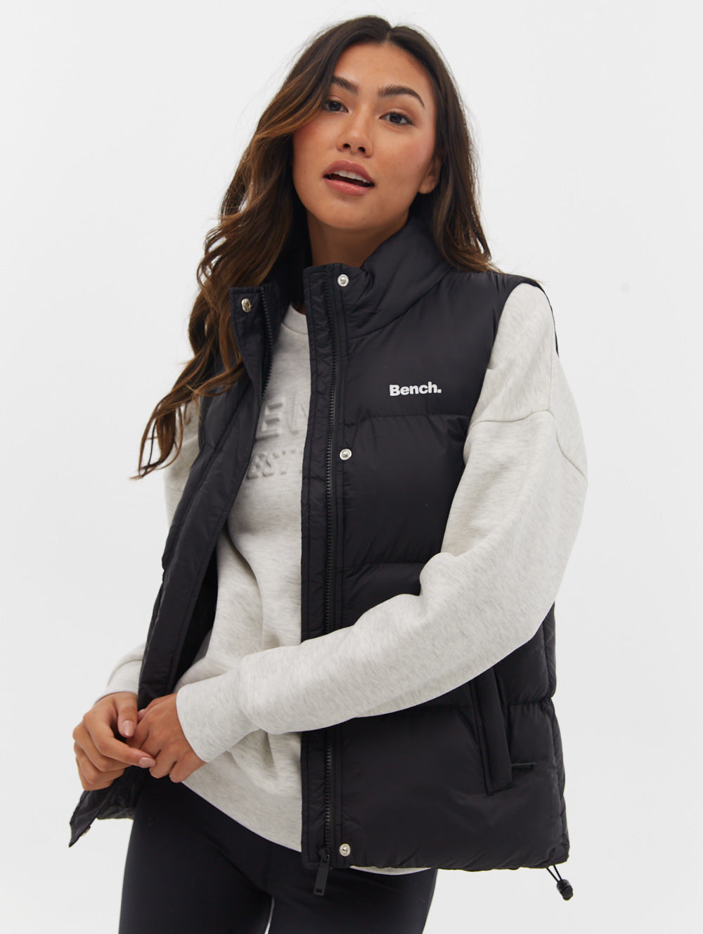 Mattea Funnel Neck Puffer Vest