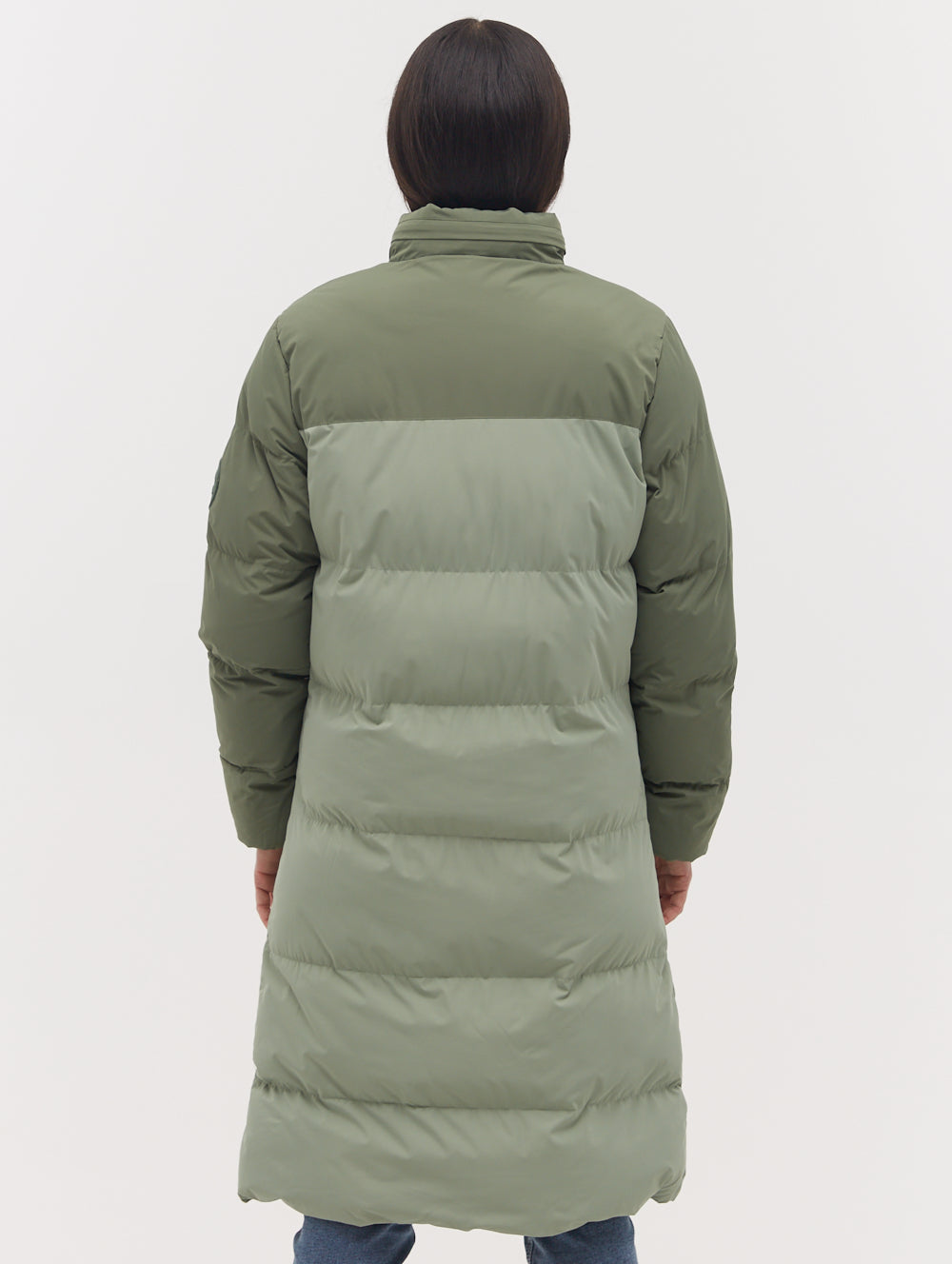 Phyllis Two-Tone Long Parka