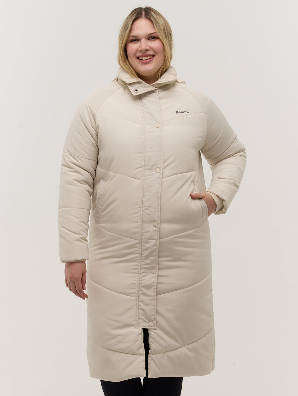 Tianae Quilted Midi Parka