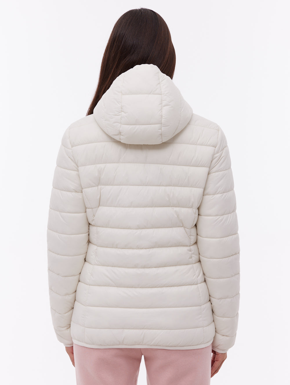 Nella Hooded Puffer Jacket - White