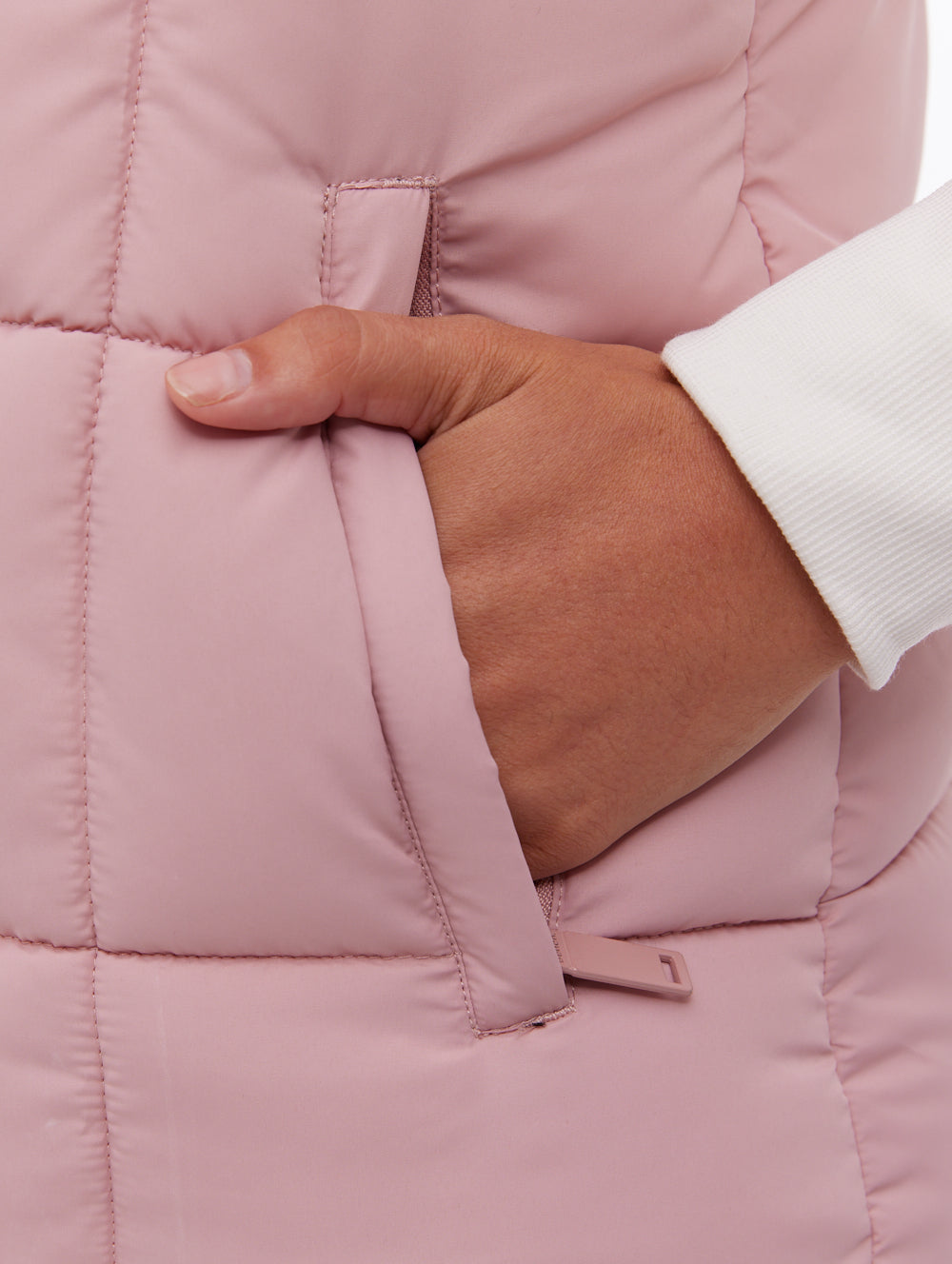 Kacie Puffer Vest - Pink