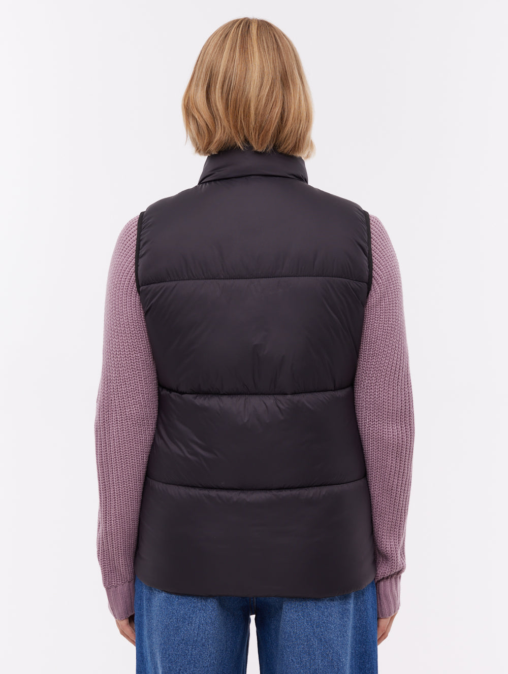 Matina Puffer Vest - Black