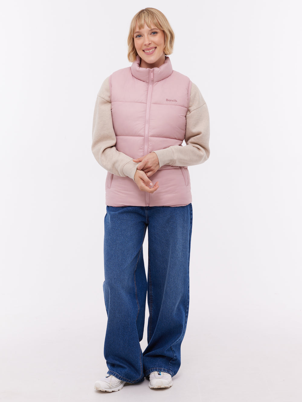 Matina Puffer Vest - Pink