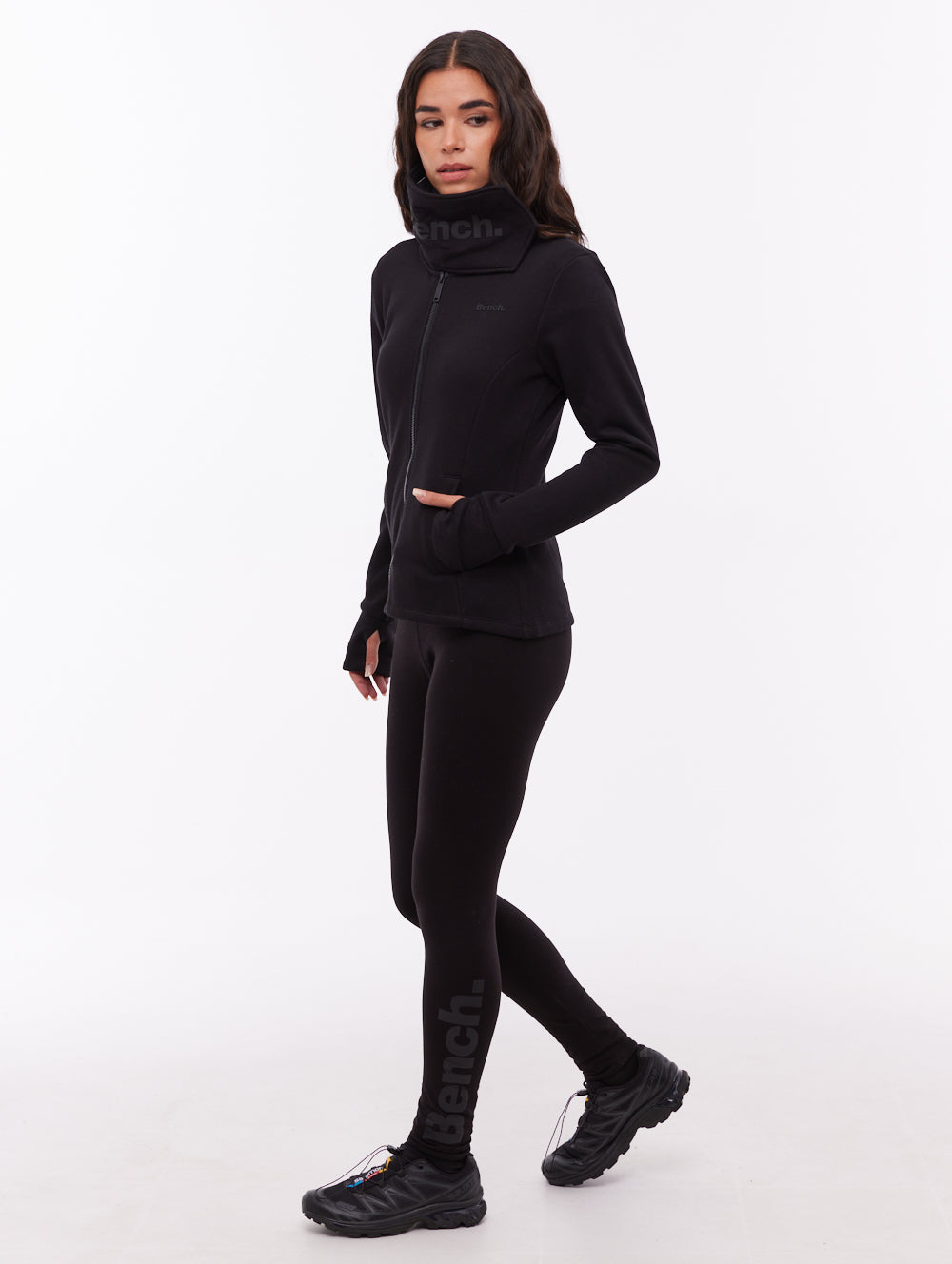 Tissa Black BK001 Leggings Logo Shot 1