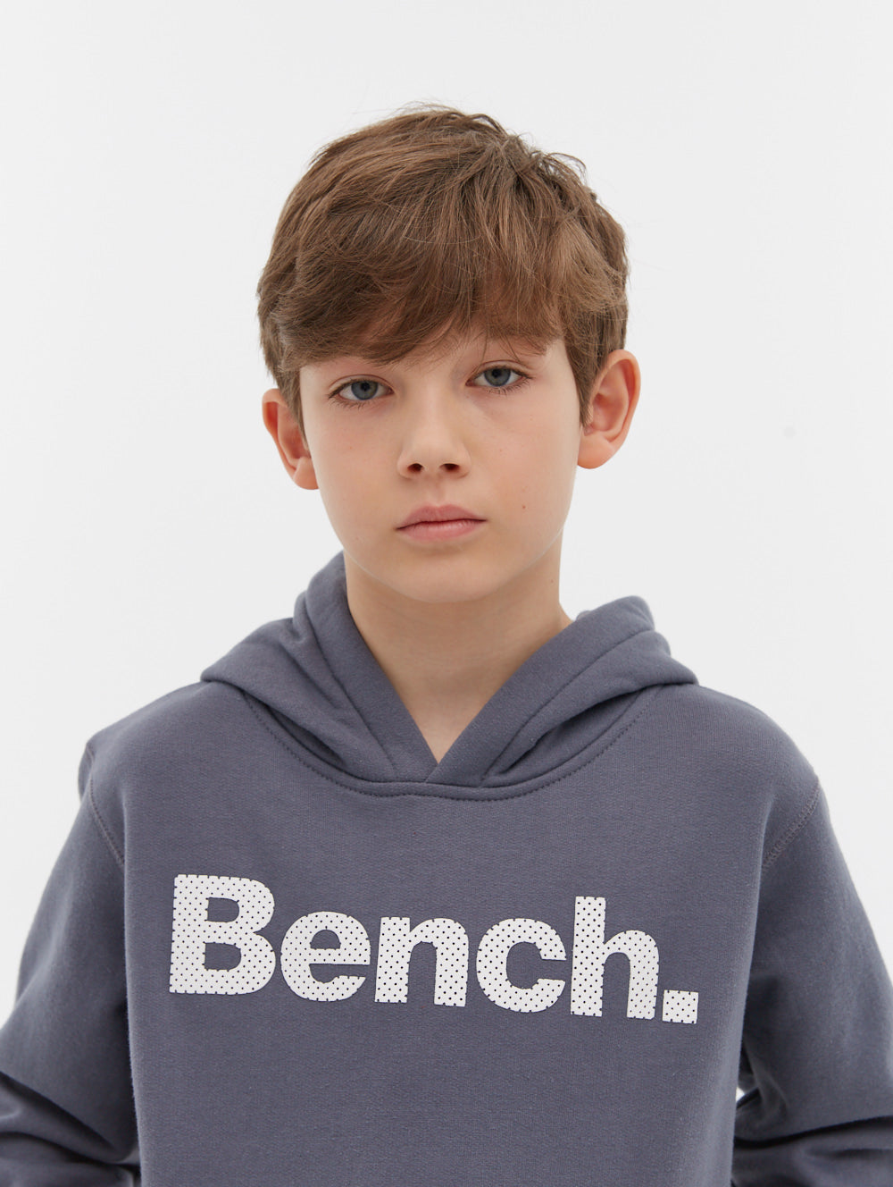 Boys Skinner Perforated Logo Hoodie - BN3E124370